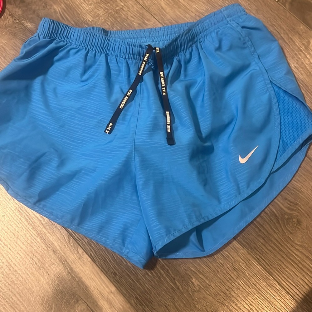 Nike blue running shorts